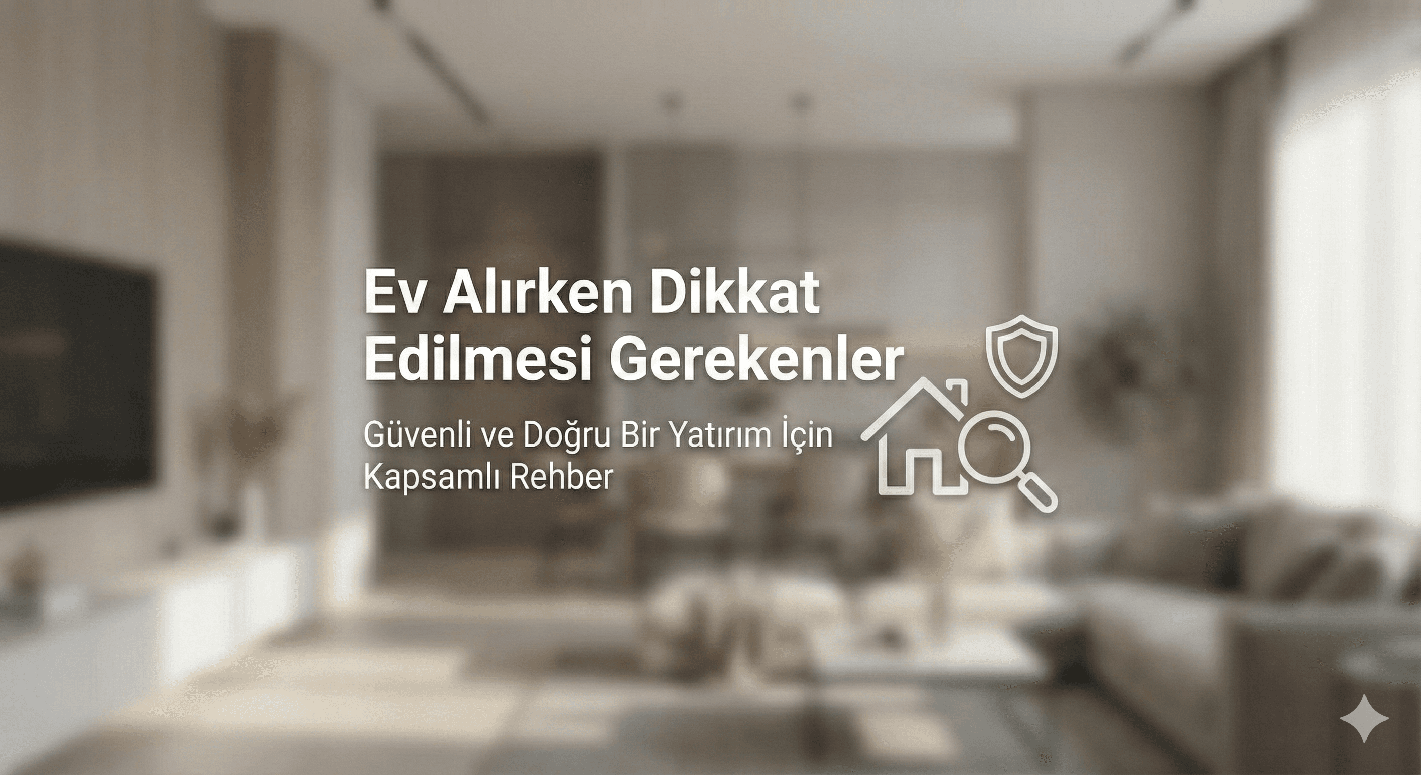 Ev Alırken Dikkat Edilmesi Gerekenler görsel 1